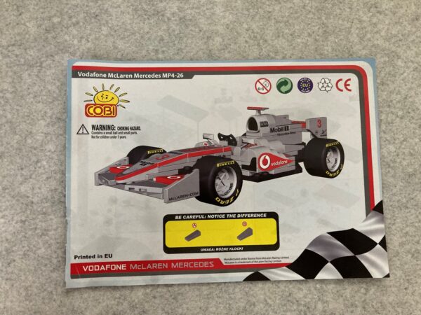 COBI: Instructions: Vodafone McLaren Mercedes MP4-26