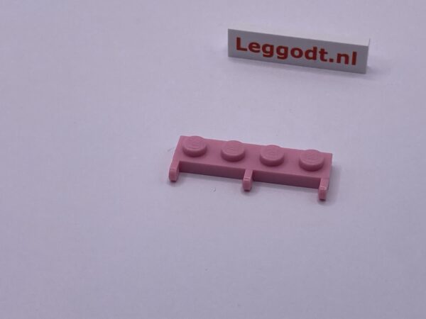 COBI: Hinge Plate 4 x 1 with Pins - pink (rózowy)