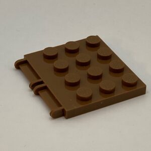 COBI: Hinge Plate 4 x 3 Extended - brown (brazowy)