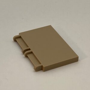 COBI: Hinge Tile 4 x 2 Extended - beige (bezowy)