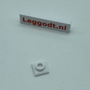 COBI: Plate Thin 1 x 1 (aka Insert Block) - white (bialy)