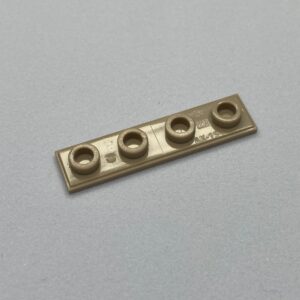 COBI: Plate Thin 1 x 4 (aka Insert Block) - beige (bezowy)
