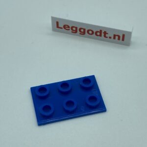 COBI: Plate Thin 2 x 3 (aka Insert Block) - blue (niebieski)