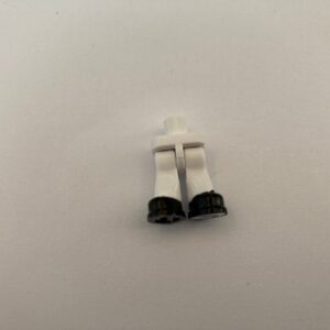 COBI: Figure, Hips with Legs with Black Shoes (Fixed) - white (bialy)