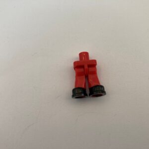 COBI: Figure, Hips with Legs with Black Shoes (Fixed) - red (czerwony)