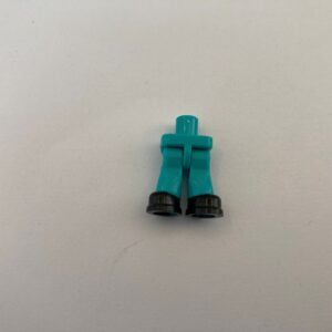 COBI: Figure, Hips with Legs with Black Shoes (Fixed) - turquoise (turkus)