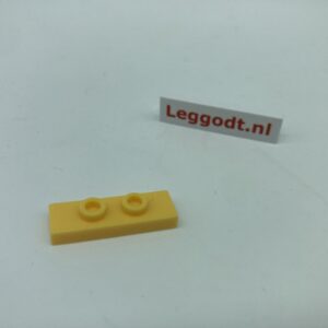 COBI: Tile Modified 1 x 3 with 2 Central Pivots (H1.5mm) - bright yellow (jasnozólty)