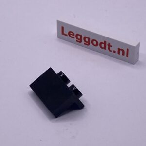 COBI: Bracket Tile DN 1 x 2 Plate Thin 1/2 x 2 - black (czarny)