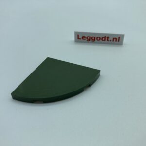 COBI: Tile Modified 4 x 4 with Rounded Corner (Open) - dark green military (ciemnozielony wojskowy/militarny)
