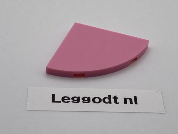 COBI: Tile Modified 4 x 4 with Rounded Corner (Open) - pink (rózowy)