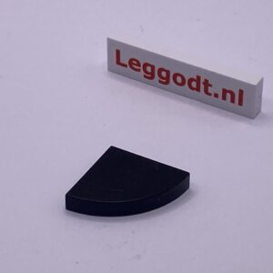 COBI: Tile Modified 2 x 2 with Rounded Corner (Closed) - black (czarny)