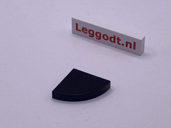 COBI: Tile Modified 2 x 2 with Rounded Corner (Closed) - black (czarny)