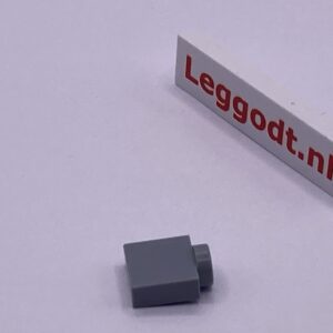 COBI: Tile Modified 1 x 1 with 1 Pivot on the Side - new grey (nowy szary)