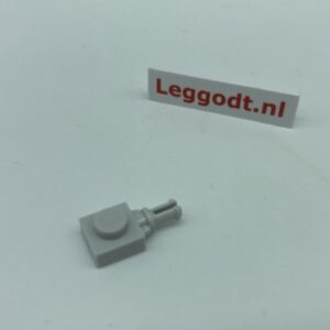 COBI: Plate Modified 1 x 1 with 1 Wheel Holder (7mm) - light grey (jasno szary)