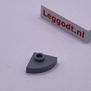 COBI: Plate Modified 1 1/2 x 1 1/2 with Rounded Corner (Closed) - new grey (nowy szary)