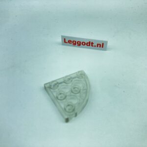 COBI: Plate, Modified 3 x 3 with Rounded Corner (Closed) - clear (bezbarwny)