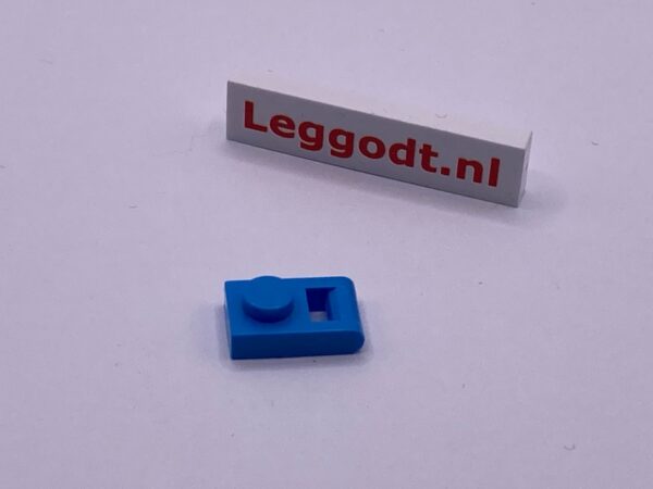 COBI: Plate Modified 1 x 1 with Handlebar - light blue (jasnoniebieski)