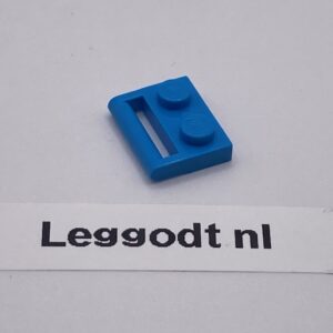 COBI: Plate Modified 1 x 2 with Handlebar on Long Side - light blue (jasnoniebieski)