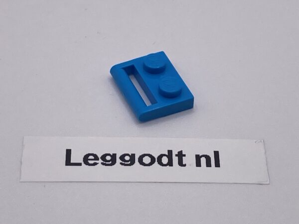 COBI: Plate Modified 1 x 2 with Handlebar on Long Side - light blue (jasnoniebieski)