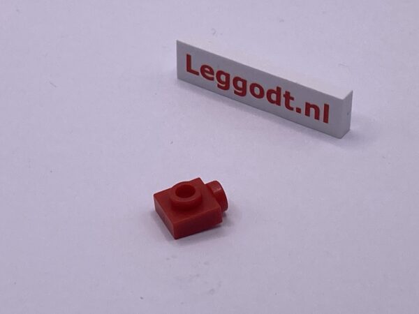 COBI: Plate Modified 1 x 1 with 1 Pivot on the Side - red (czerwony)