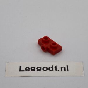 COBI: Plate Modified 1 x 2 with 1 Central Pivot on the Side - red (czerwony)