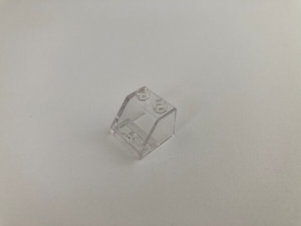 COBI: Roof Brick 2 x 2 x 1 1/3 with Hollow Back - clear (jasne)