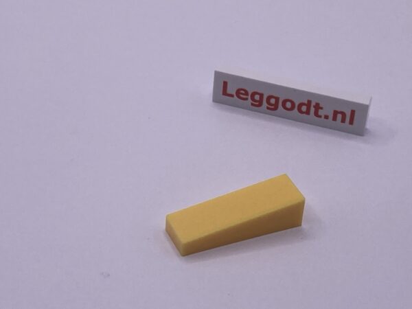 COBI: Slope Plane 2P 3 x 1 x 2/3 - bright yellow (jasnozólty)