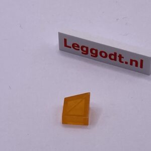 COBI: Slope Plane 2P 1 x 1 x 2/3 Corner - trans-orange (pomaranczowy transparentny)