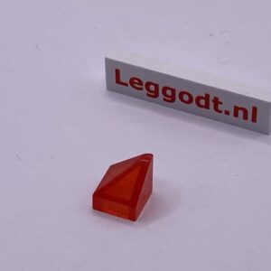 COBI: Slope Plane 3P 1 x 1 Corner - trans-red (przezroczysty czerwony)