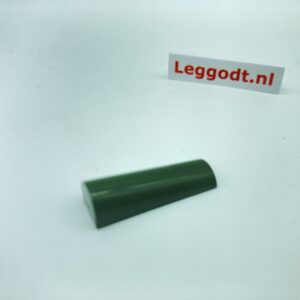 COBI: Slope, Curved 2P 1 x 3 x 2/3 Full Skewed - dark green military (ciemnozielony wojskowy/militarny)