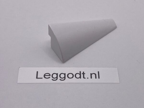 COBI: Slope Curved 5P 2 x 6 x 1 2/3 Wedge Right (Prawy) - white (bialy)