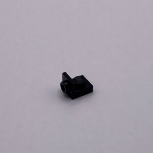 COBI: Bracket Plate UP 1 x 1 Plate Thin 1/2 x 1 - black (czarny)