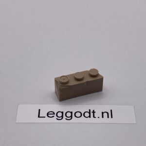COBI: Brick, Modified 1 x 3 with Damage Pattern - beige (bezowy)