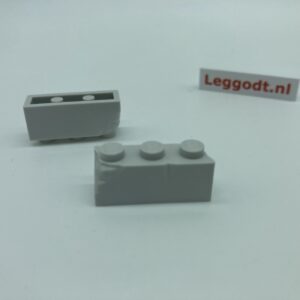 COBI: Brick, Modified 1 x 3 with Damage Pattern - light grey (jasno szary)