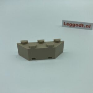 COBI: Brick, Modified 1 x 4 with Cutoff Corners - beige (bezowy)