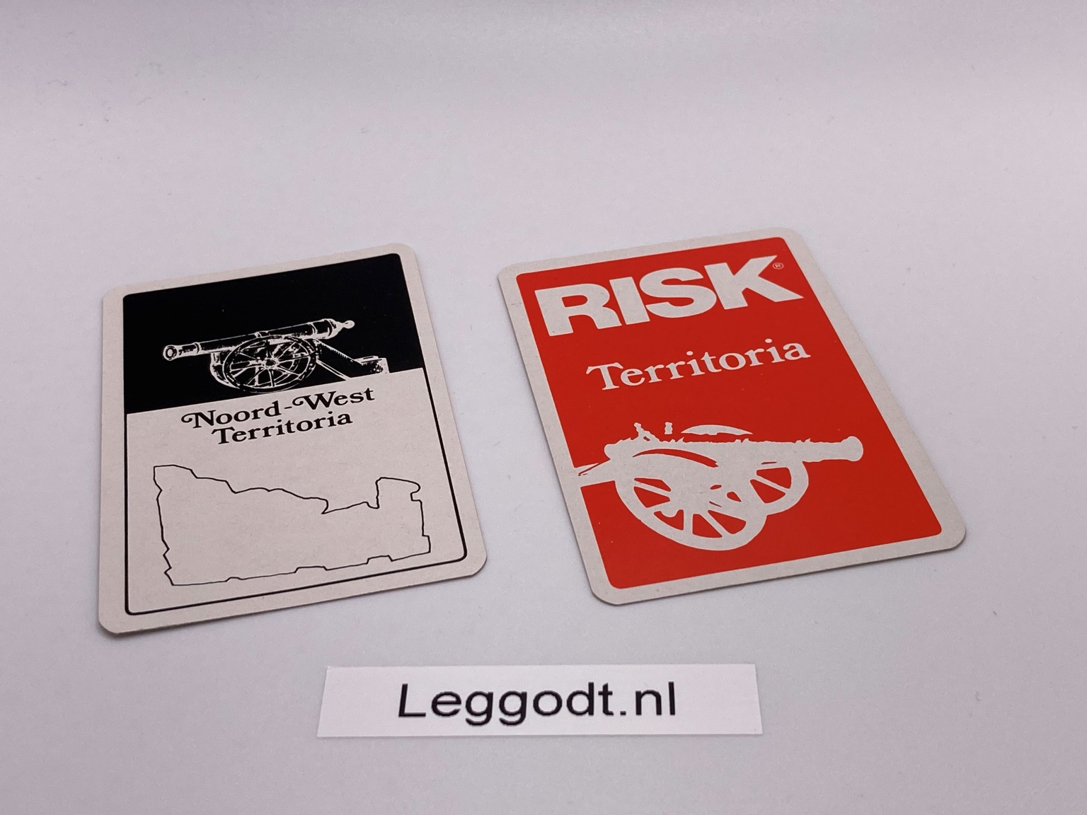 RISK: Speelkaart Serie 3: Gebiedskaart: Noord-West Territoria wit – Leggodt.nl