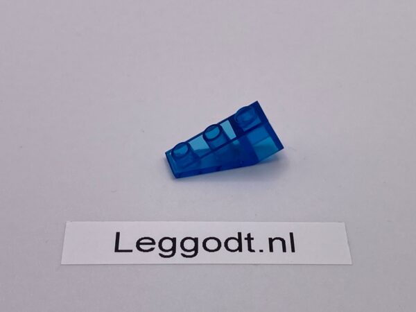 LASER PEGS: Slope 3 x 1 Inverted - trans-dark blue