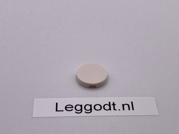 LASER PEGS: Tile Round 2 x 2 - white