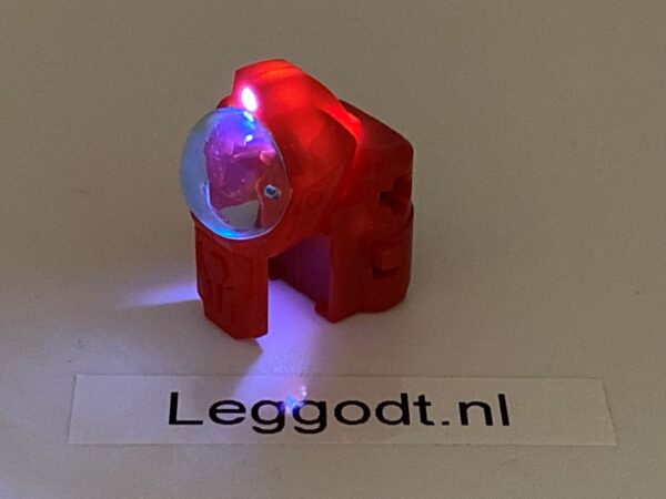 LASER PEGS: Figure Accessory, Jetpack (Small Visor) - red