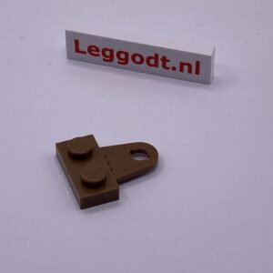 COBI: Plate Modified 1 x 2 with Hook - brown (brazowy)
