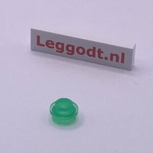 COBI: Plate Round 1 x 1 - trans-neon green