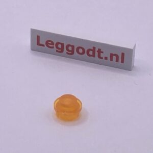COBI: Plate Round 1 x 1 - trans-neon orange