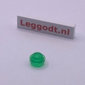 COBI: Plate Round 1 x 1 - trans-green