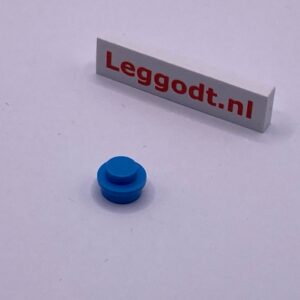 COBI: Plate Round 1 x 1 - light blue (jasnoniebieski)