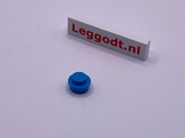 COBI: Plate Round 1 x 1 - light blue (jasnoniebieski)