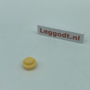 COBI: Plate Round 1 x 1 - bright yellow (jasnoz&oacute;lty)