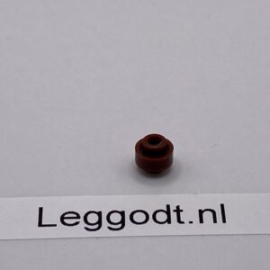COBI: Tube Ø08mm L03.2mm Connector (Short) - dark brown (ciemny braz)