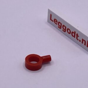 COBI: Tube Ø08mm L03.2mm with Bar on the Side - red (czerwony)