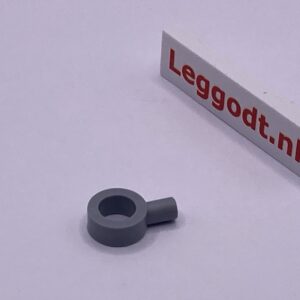 COBI: Tube Ø08mm L03.2mm with Bar on the Side - new grey (nowy szary)