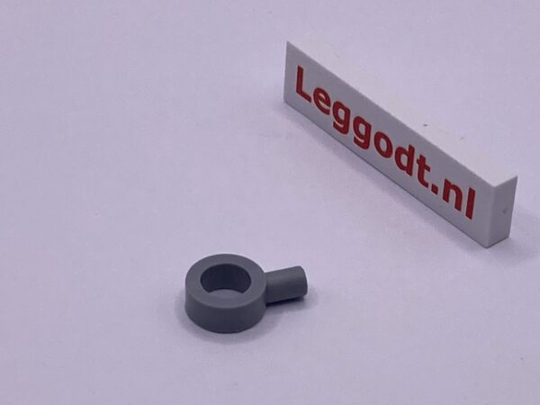 COBI: Tube Ø08mm L03.2mm with Bar on the Side - new grey (nowy szary)